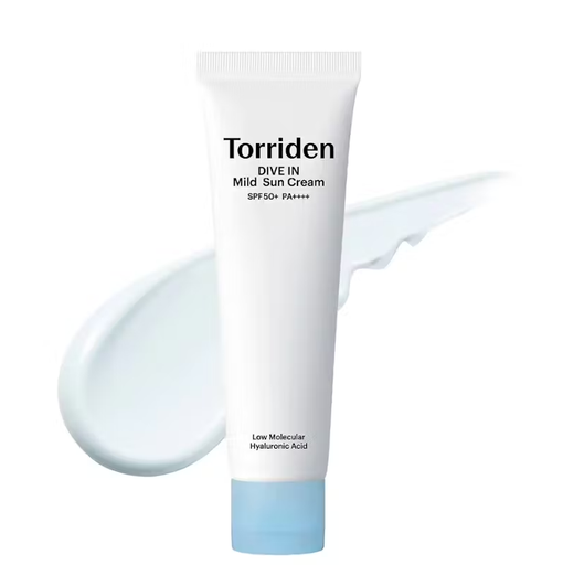 Увлажняющий минеральный солнцезащитный крем Torriden Dive In Low Mild Sun Cream SPF50+ PA++++ 60мл